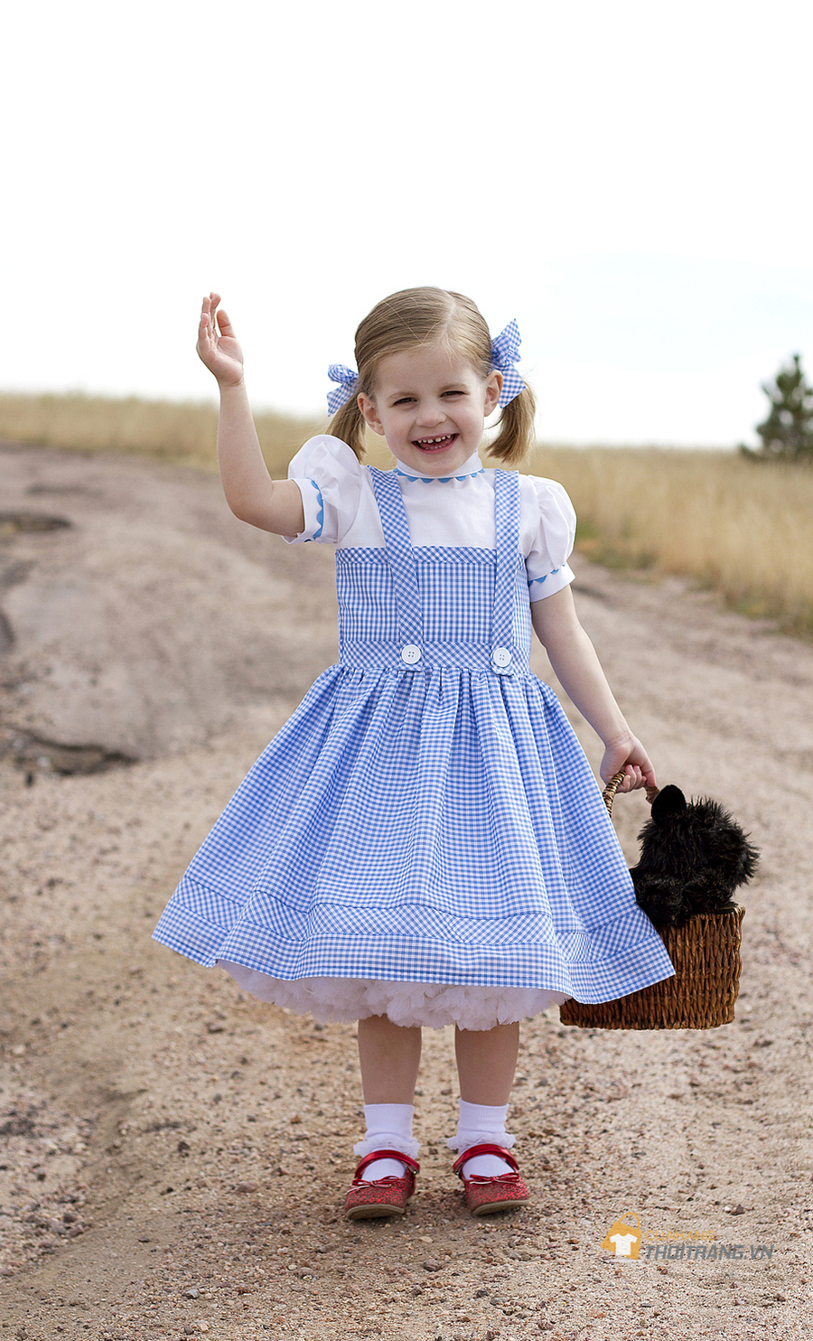 Cách may trang phục Dorothy từ Phù thủy xứ OZ